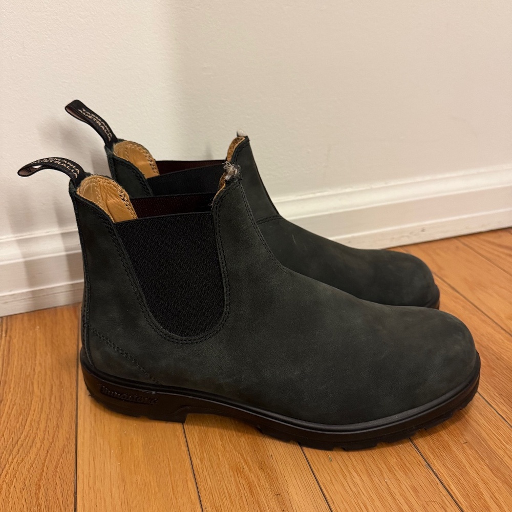 Men's Like-New Blundstones Dark Blue Size 10.5